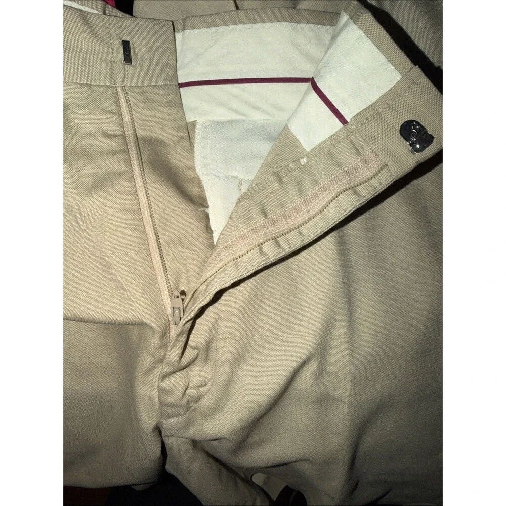 Men's Flat Front Khaki Shorts